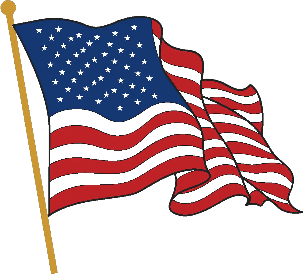 Flag Of The United States Clip Art Usa Flag Png Download Transparent American Flag Clipart American Flag Clipart Transparent png