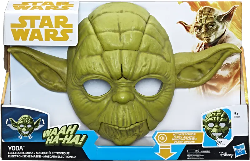 Star Wars Yoda Electronic Mask Star Wars Yoda Mask Png Yoda Png