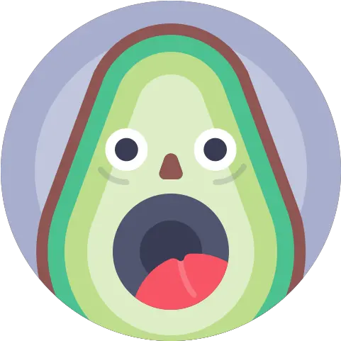 Avatar Avocado Food Scream Free Icon Avocado Screaming Png Scream Png