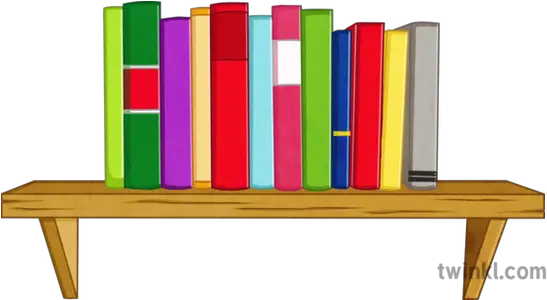 Books Books On A Shelf Png Shelf Png