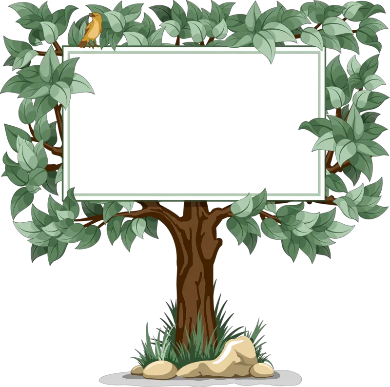 Clipart Trees Border Design Nature Border Design Clipart Png Border Design Transparent Background png