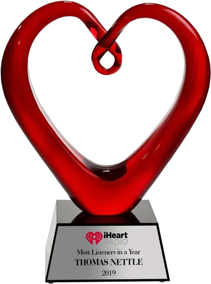 Heart Of Life Artglass Award Glass Png Iheart Radio Icon