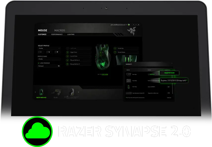 Razer Synapse Cloudbased Driver Software Razer United Razer Synapse Png Razer Keyboard Png