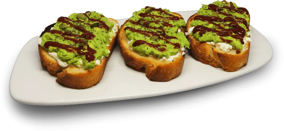 Feta Whip And Smashed Avo Toast Bruschetta Png Toast Png