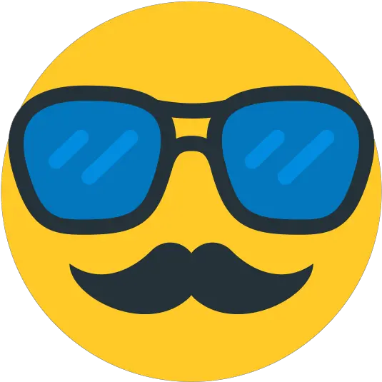 Cool Whatsapp Hipster Emoji Png Photos Mart Smiley Hipster Glasses Png