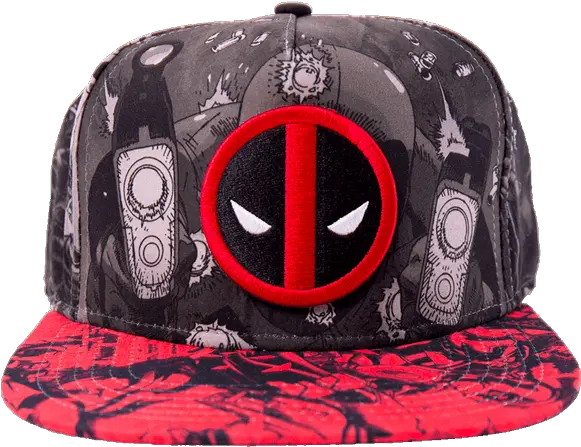 Deadpool Logo Comic Baseball Cap Png Deadpool Logo