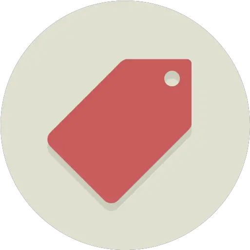 Tag Icon Png Red