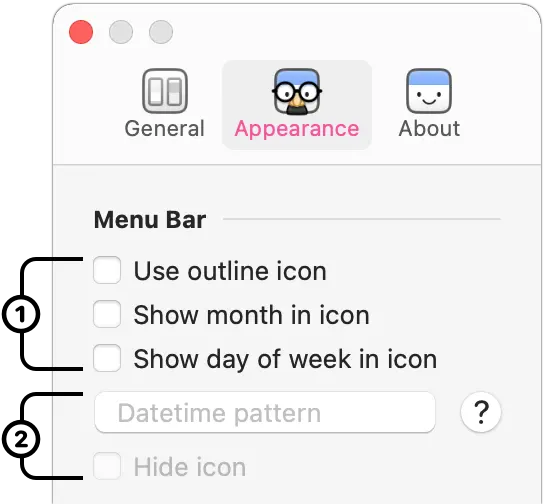 Mowglii Itsycal For Mac Menu Bar Customization Dot Png From Icon