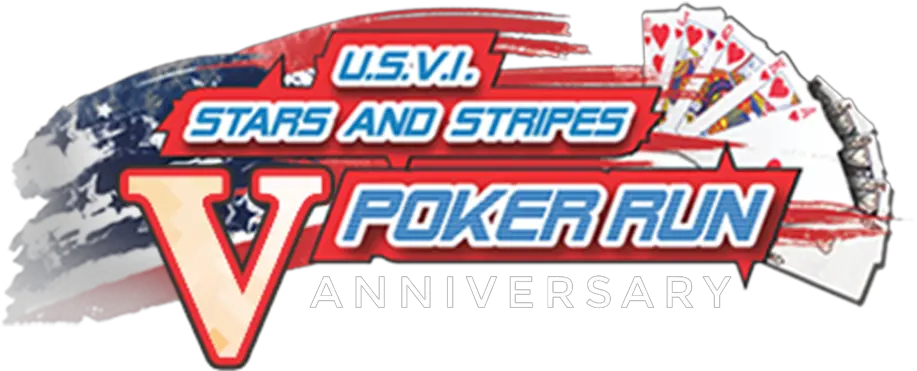 Stars And Stripes Poker Run Carmine Png Stars And Stripes Png