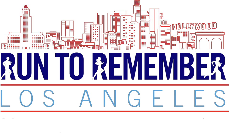 Run To Remember La Png Los Angeles Skyline