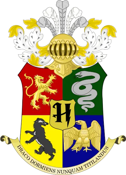 Hogwarts Open House District Of Columbia Public Library Coat Of Arms Helm Transparent Png Hogwarts Transparent