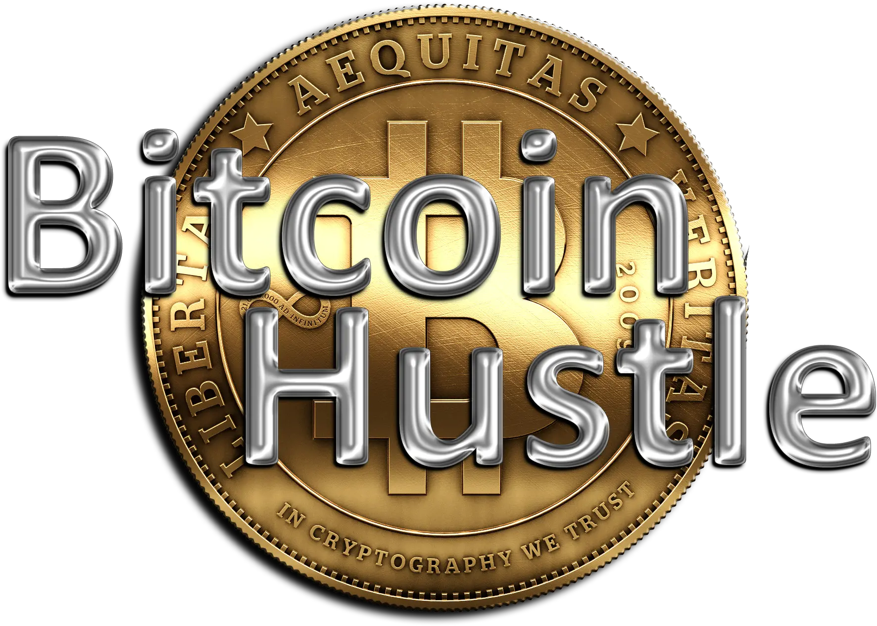 Bitcoin Hustle Emblem Png Bit Coin Logo