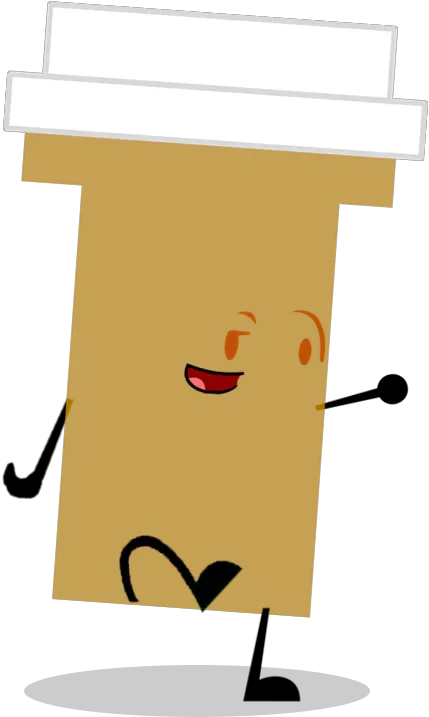 Pill Bottle Bfdi Png Download Pill Bottle Png Bfdi Drug Pill Bottle Png