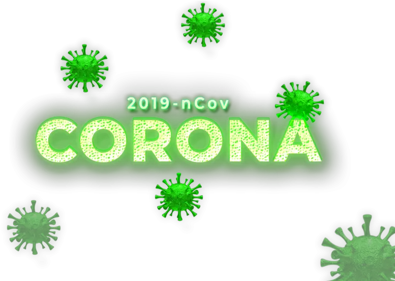 Green Corona Virus 3d Text Style Png Png 7786 Free Png Corona Png For Editing Virus Transparent