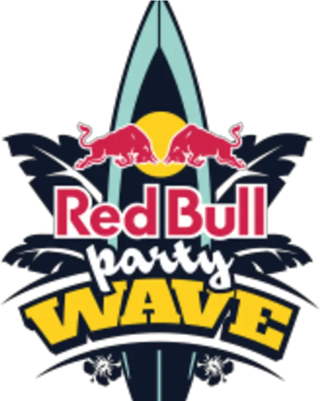Download Hd Party Wave Logo Red Bull Party Wave Red Bull Png Wave Logo