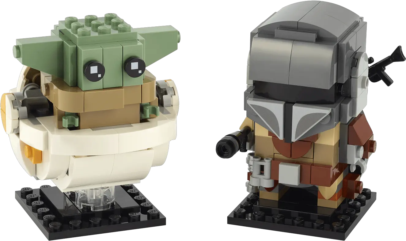Baby Yoda Lego Mandalorian Brickheadz Png Thor Ragnarok Folder Icon