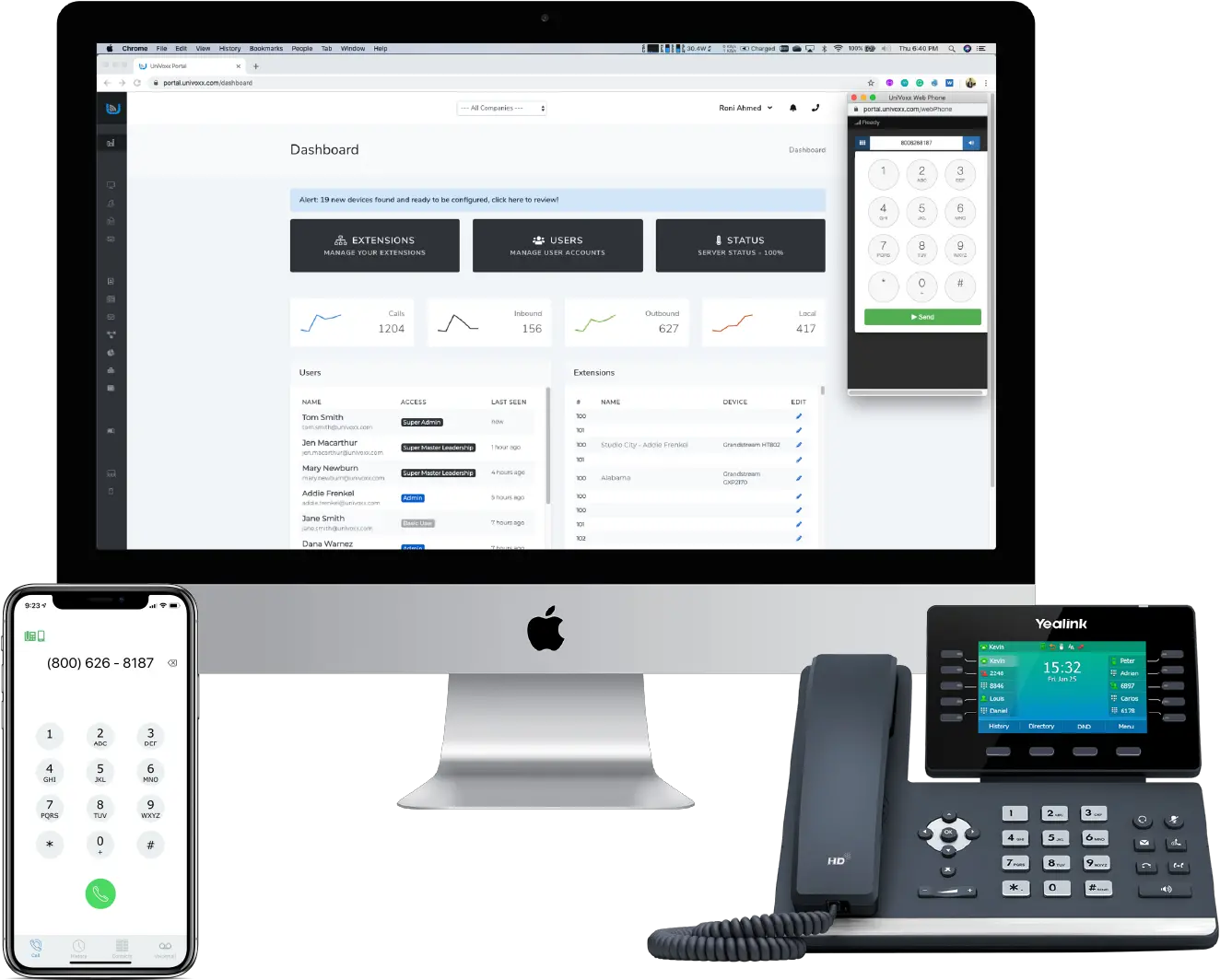 Univoxx Enterprise Voice Solutions Sip T54w Png Ip Phone Icon