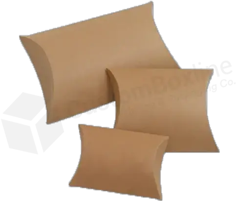Non Printed Kraft Pillow Box Customboxline Solid Png No Cardboard Icon Youtube
