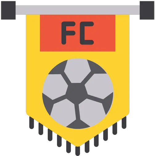 Free Football Club Flag Icon Of Flat Vertical Png Flag Football Icon