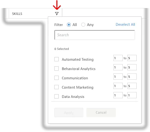 Master Planning Filters U2013 Mavenlink Support Screenshot Png Filter Png