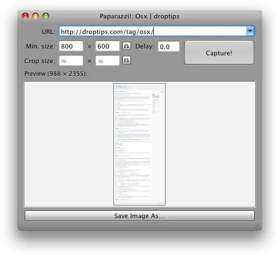 Paparazzi For Mac Osx Droptipscom Screenshot Png Paparazzi Png