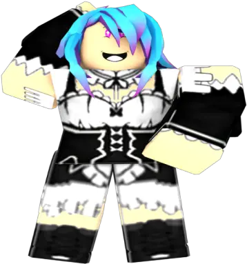 Cosplay Rem Anime Roblox Cartoon Png Rem Png