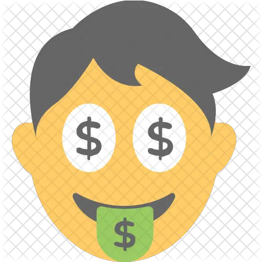 Dollar Eyes Emoji Icon Occhi A Forma Di Dollari Png Eyes Emoji Png