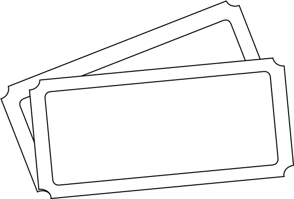 Admit One Oversized Ticket Template Raffle Tickettemplate Png Raffle Png