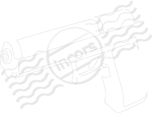 Iconexperience M Collection Gun Icon Stencil Png Pistol Transparent Background