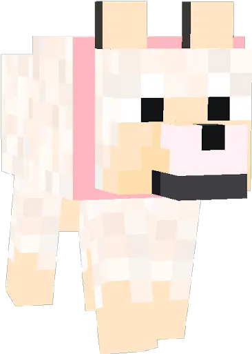 Wolf Minecraft Skin Cute Minecraft Dog Skins Png Aesthetic Minecraft Logo