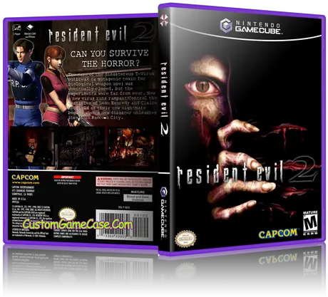 Resident Evil Zero Nintendo Gamecube Gc Empty Custom Language Png Resident Evil 2 Icon