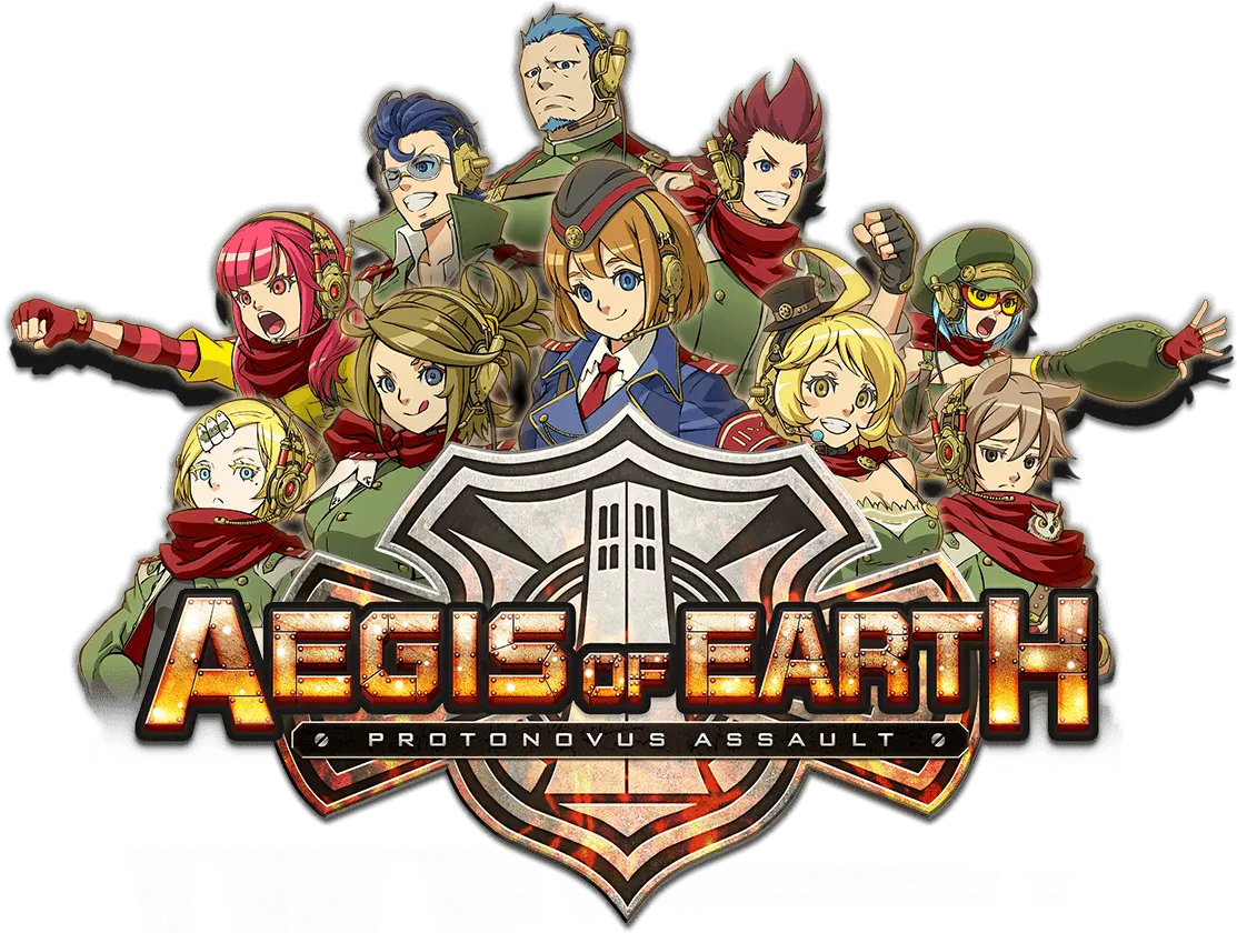 Aegis Of Earth Protonovus Assault Review Aegis Of Earth Protonovus Assault Logo Png Blazblue Logo