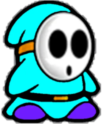 Light Blue Shy Guy Dot Png Shy Guy Png