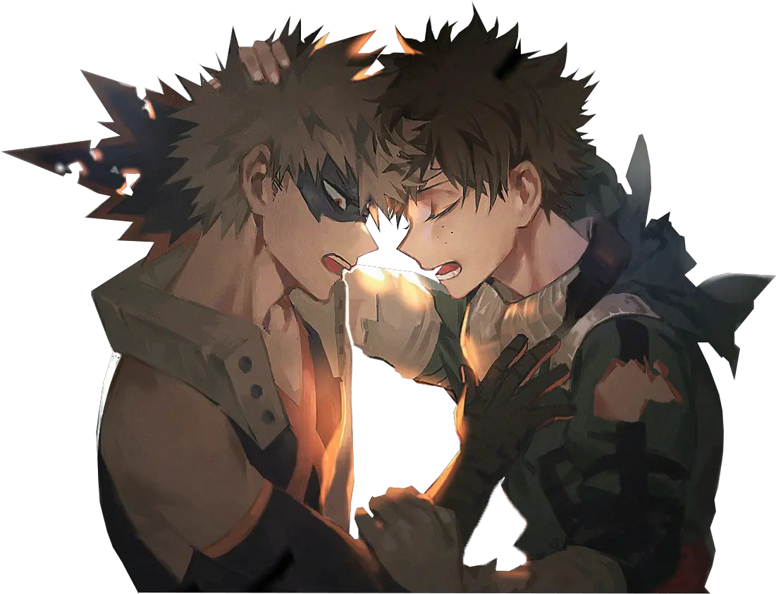 Katsuki Bakugou X Izuku Midoriya Boku No Deku Boku No Hero Yaoi Png Bakugou Png