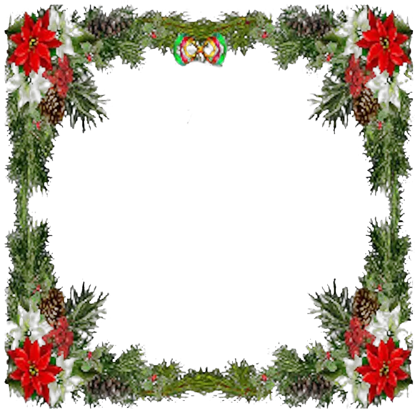 Square Christmas Frame Png Clipart Mart Printable Christmas Border Designs Frame Clipart Png