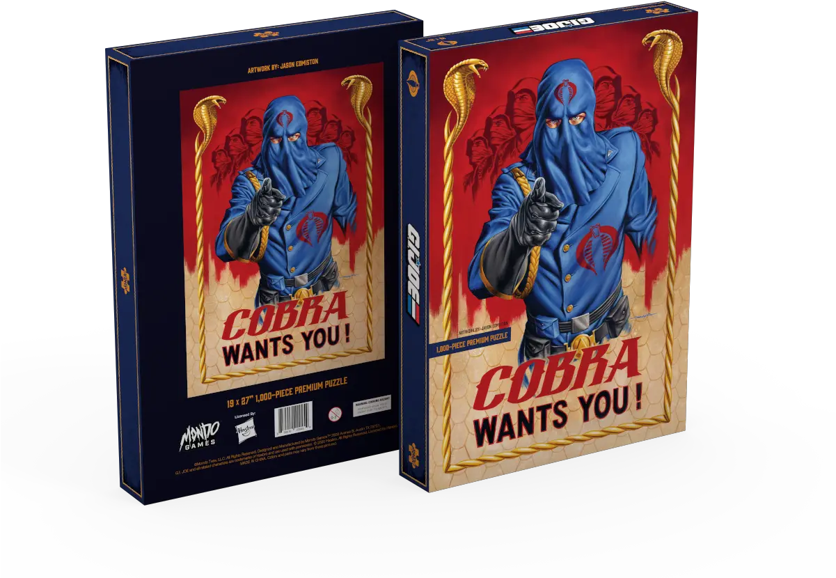 Gi Joe Cobra Wants You 1000 Piece Puzzle Gi Joe Cobra Png Cobra Png