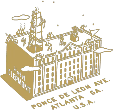 Eat U0026 Drink U2014 Hotels In Downtown Atlanta Ga Official Illustration Png Atlanta Skyline Png