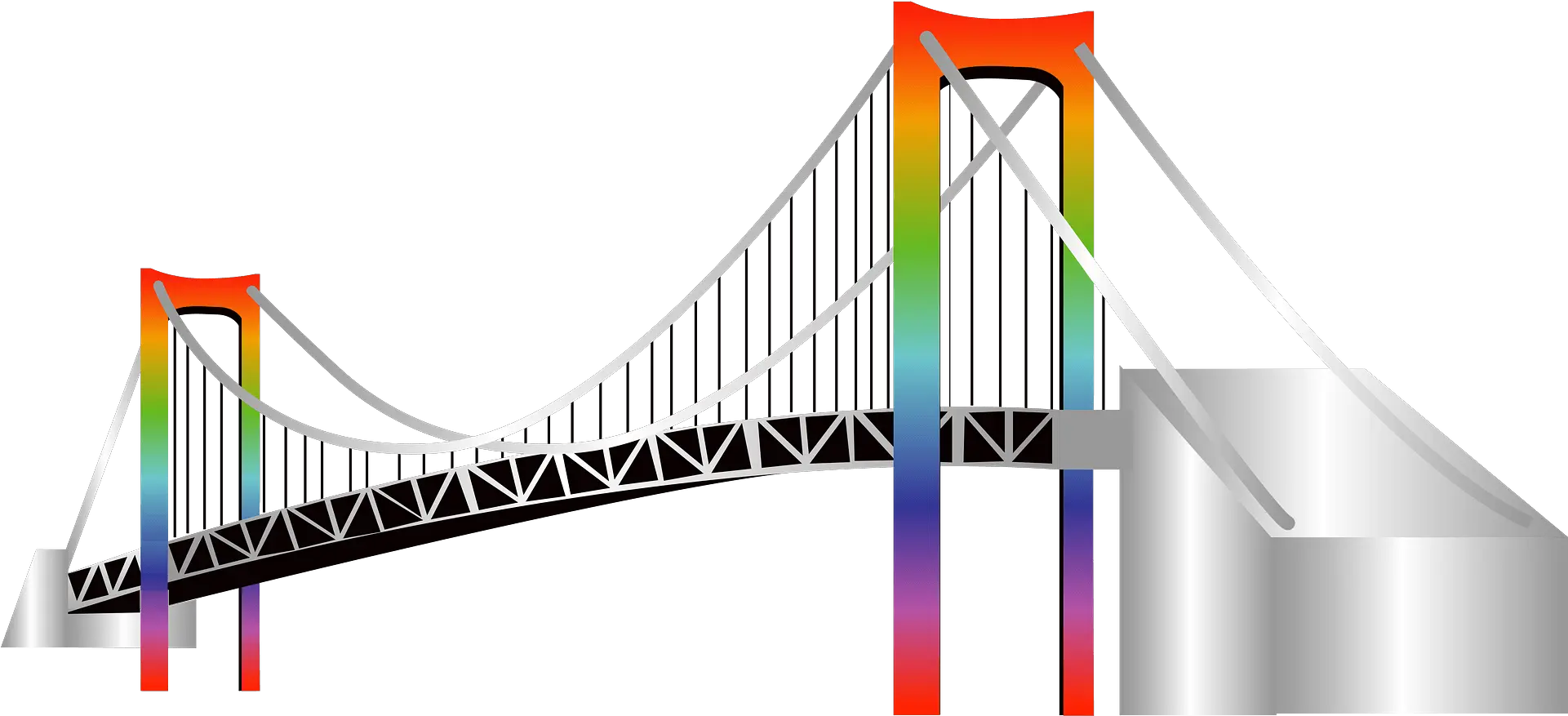 Rainbow Bridge Clipart Png Transparent