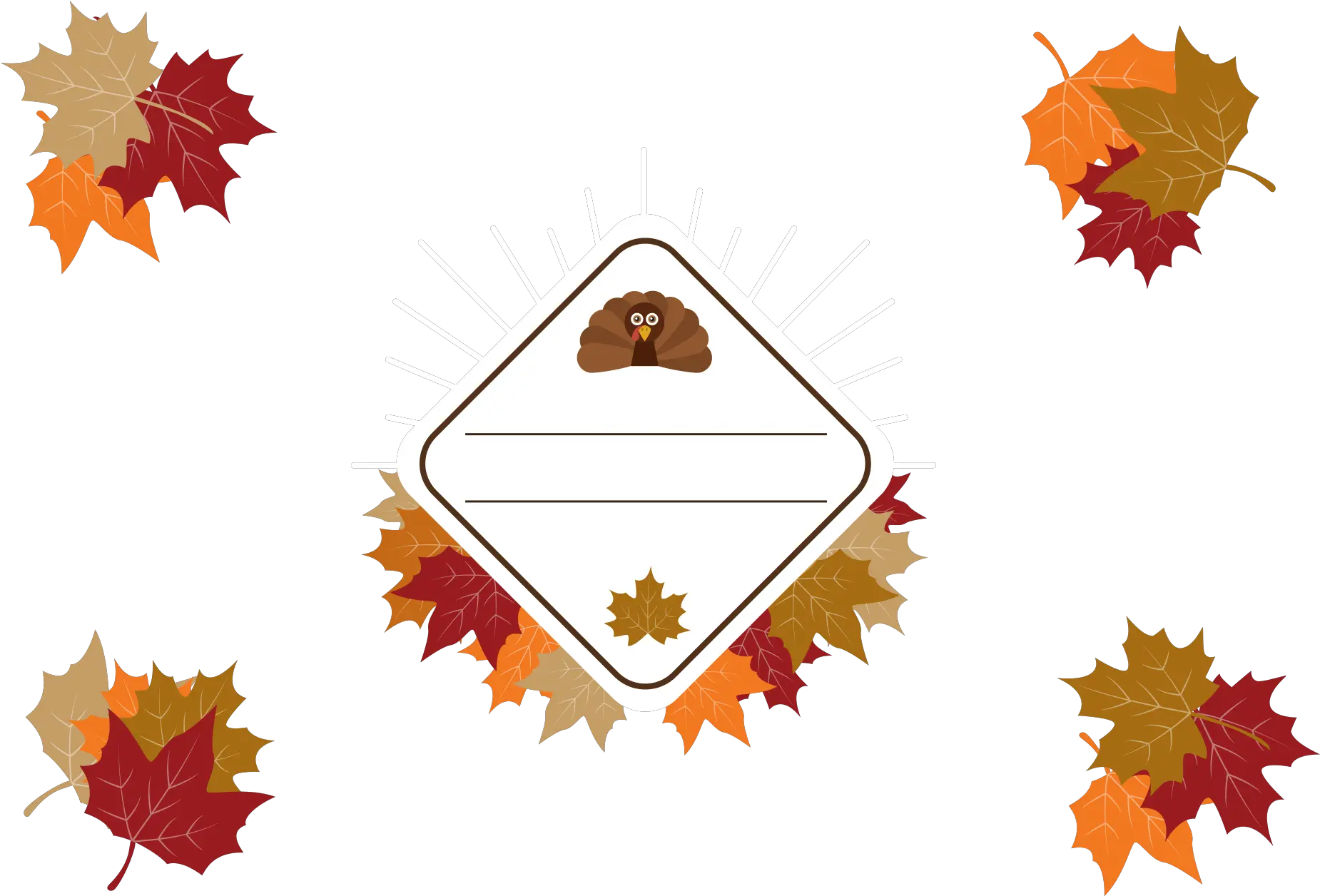 Thanksgiving Maple Leaf Clip Art Thanksgiving Leaves Clip Art Png Autumn Border Png