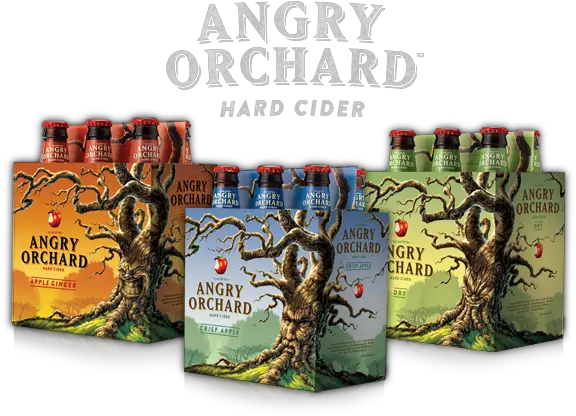 Angry Orchard Ciders Angry Orchard Tree Faces Png Angry Orchard Logo