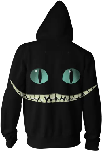 Cheshire Cat Smile Zip Hoodie You Me At Six Hoodie Png Cheshire Cat Smile Png