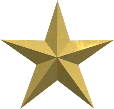 Here Have A Gold Star Roblox Dibujos De Una Estrella 3d Png Golden Star Png
