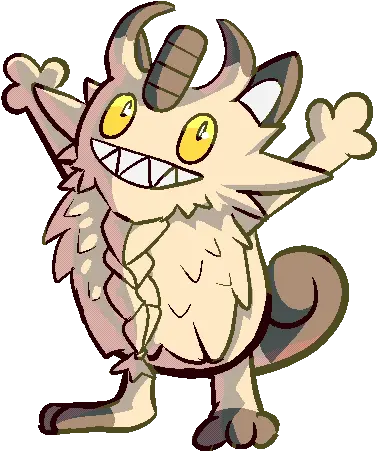 Galarian Meowth By Unclear Fur Affinity Dot Net Meowth Galar Shiny Png Meowth Transparent