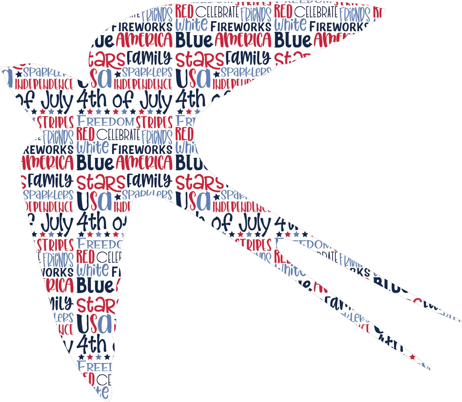 Independence Day Bird Png Free Stock Dot 4th Of July Transparent