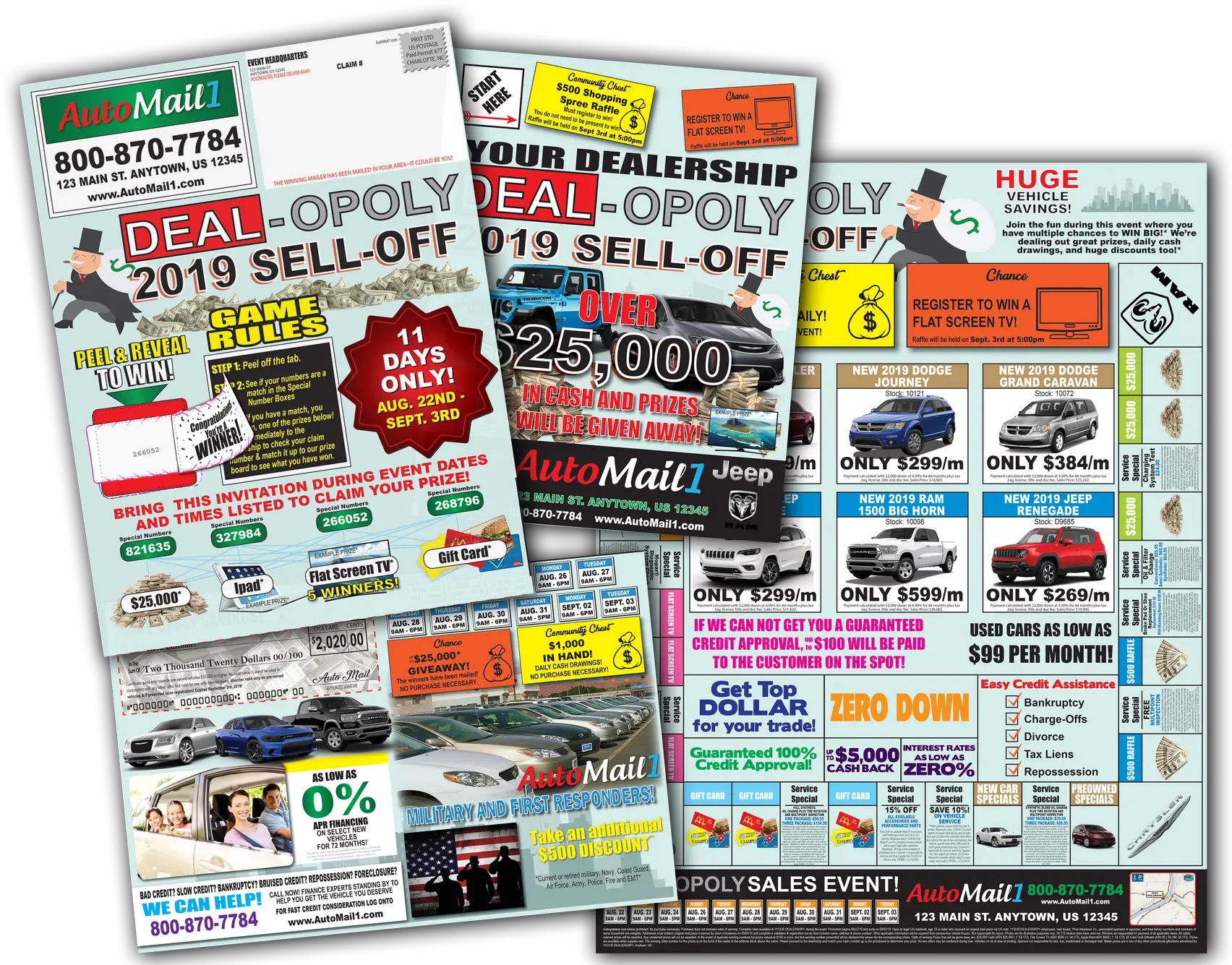 Direct Mail Marketing Png Monopoly
