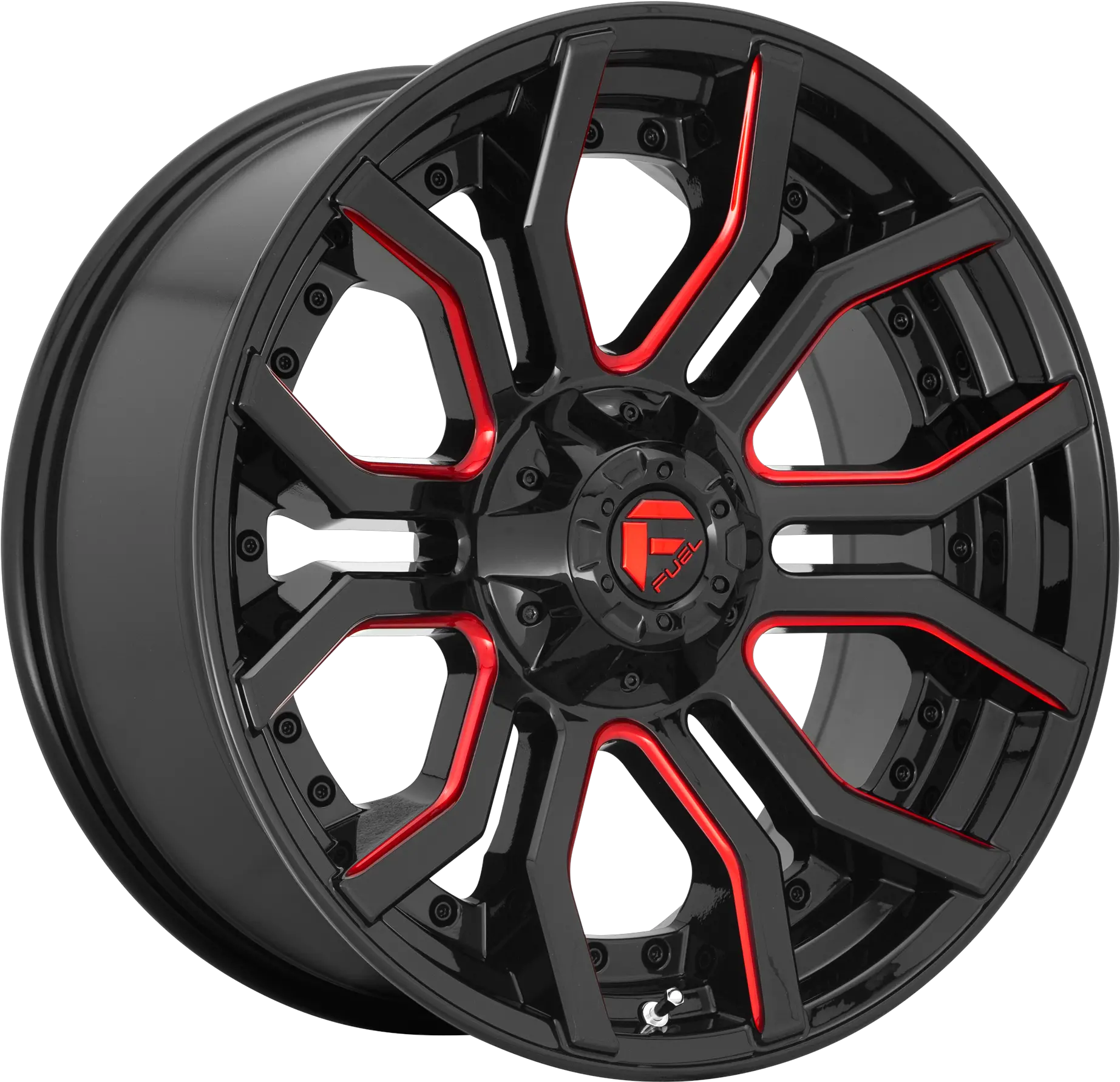 D712 Rage Wheel Pros Red Rims For Jeep Wrangler Png Rage Transparent