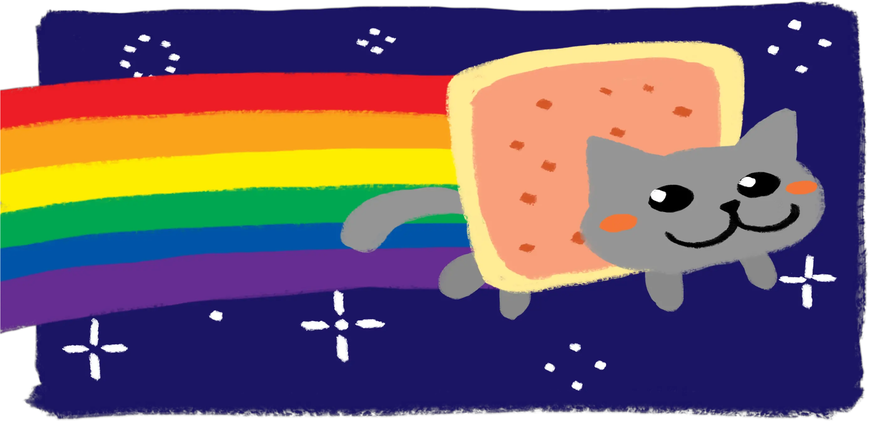 Nyan Cat Pop Tarts Kitten Cat Png Download 28801440 Poptart Cat Nyan Cat Transparent