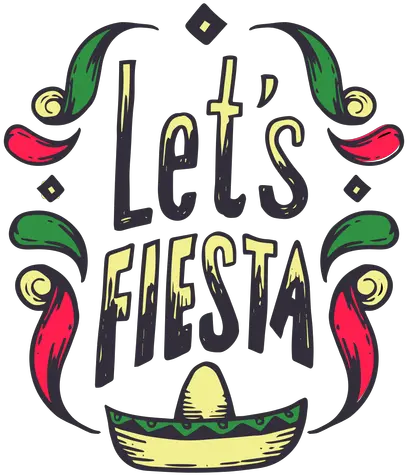 Letu0027s Fiesta Sombrero Pattern Sticker Transparent Png Fiesta Transparent Fiesta Png