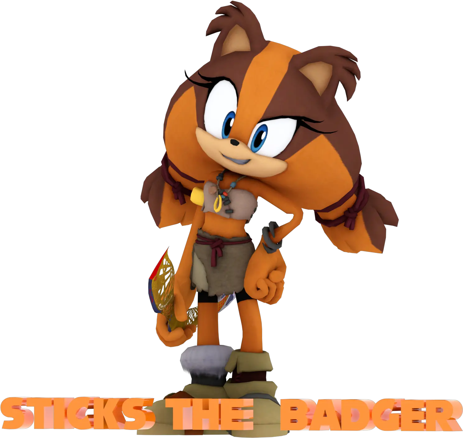 Sonic Toy Sticks Tails Boom Stuffed Png