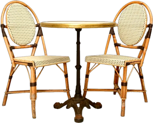 Download Bistro Tables French French Bistro Chairs And Table Png Cafe Table Png